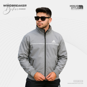 Adidas Biker Windbreaker-Ash